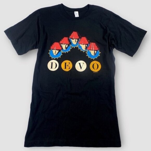 Devo Whip It Heads Tee Shirt Black, Size Small - Picture 1 of 3